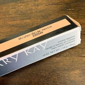 Whisper  Beige Mary Kay Creme Lipstick 035544 New in Box